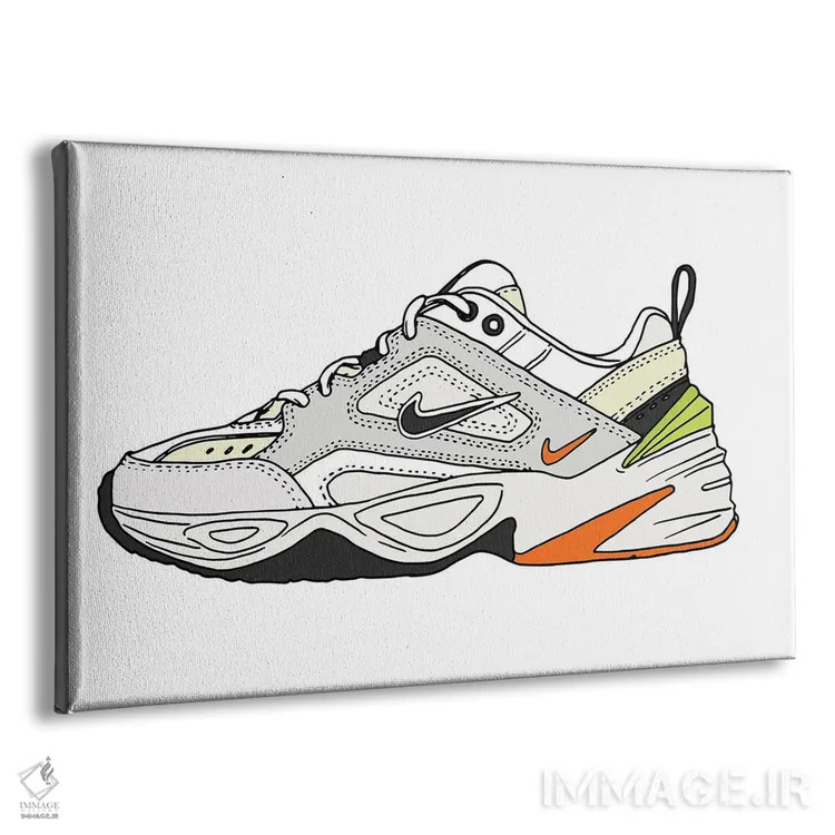 تابلو کتانی ۲ اثر نیک کوکوزا - نمای پرسپکتیو محصول