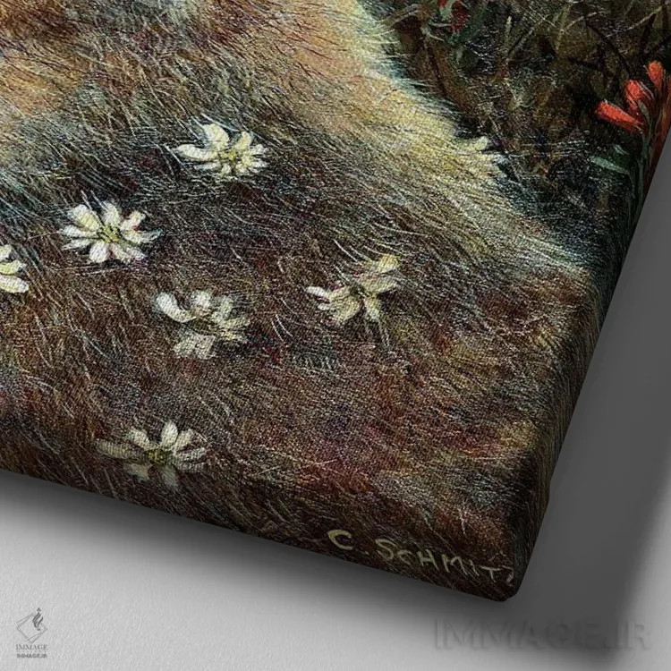 تابلو زیبایی دره مرگ اثر کارولین اشمیتز - نمای نزدیک بافت بوم