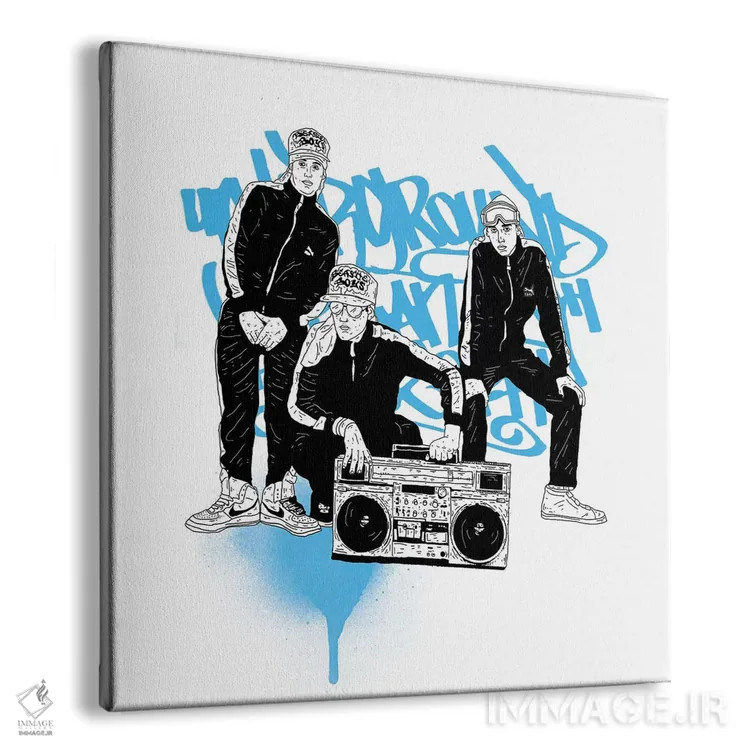 تابلو بیستی بویز (گروه موسیقی) اثر نیک کوکوزا - نمای پرسپکتیو محصول