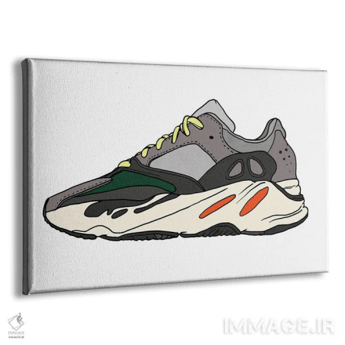 تابلو کتانی ۱ اثر نیک کوکوزا - نمای پرسپکتیو محصول