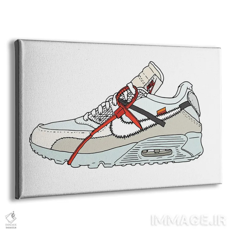 تابلو کتانی ۳ اثر نیک کوکوزا - نمای پرسپکتیو محصول