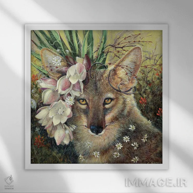 تابلو زیبایی دره مرگ اثر کارولین اشمیتز - نمای قابدار سفید