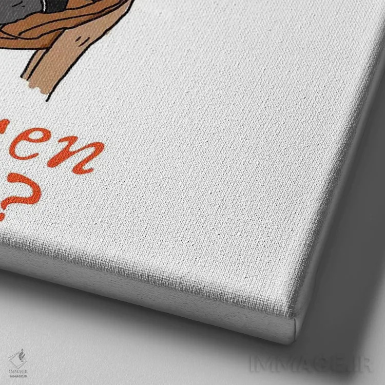 تابلو شکسپیر اثر نیک کوکوزا - نمای نزدیک بافت بوم