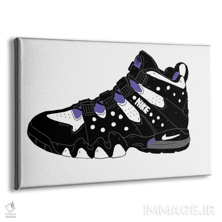 تابلو بارکلی ۹۴ (مدل کتانی) اثر نیک کوکوزا - نمای پرسپکتیو محصول