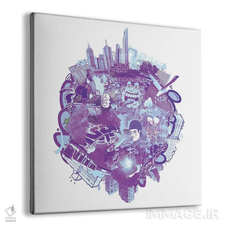 تابلو ملبورن (شهر استرالیا) اثر نیک کوکوزا - نمای پرسپکتیو محصول