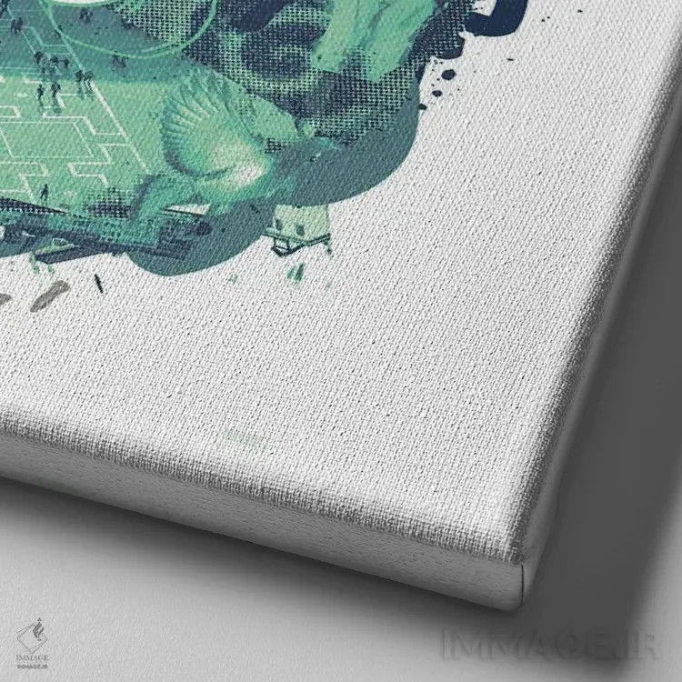 تابلو ونیز (شهر ایتالیا) اثر نیک کوکوزا - نمای نزدیک بافت بوم