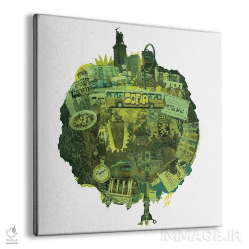 تابلو صوفیه (شهر بلغارستان) اثر نیک کوکوزا - نمای پرسپکتیو محصول