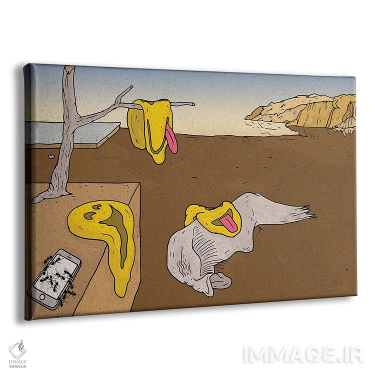 تابلو دالی (نقاش معروف) اثر نیک کوکوزا - نمای پرسپکتیو محصول