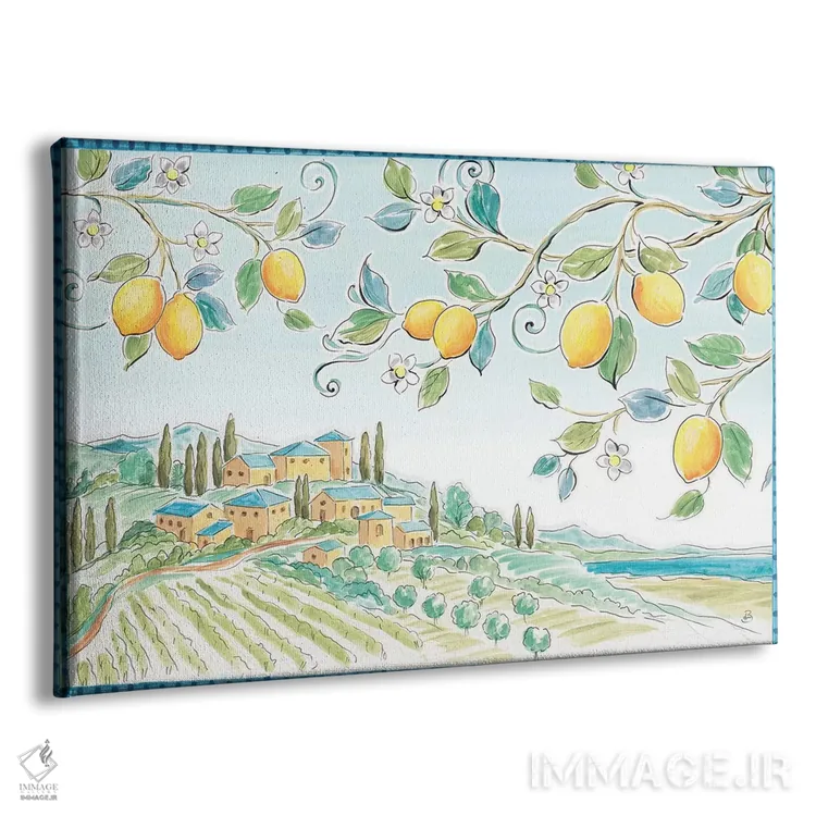 تابلو نسیم مدیترانهای ۱ اثر دافنه بریسونِه - نمای پرسپکتیو محصول