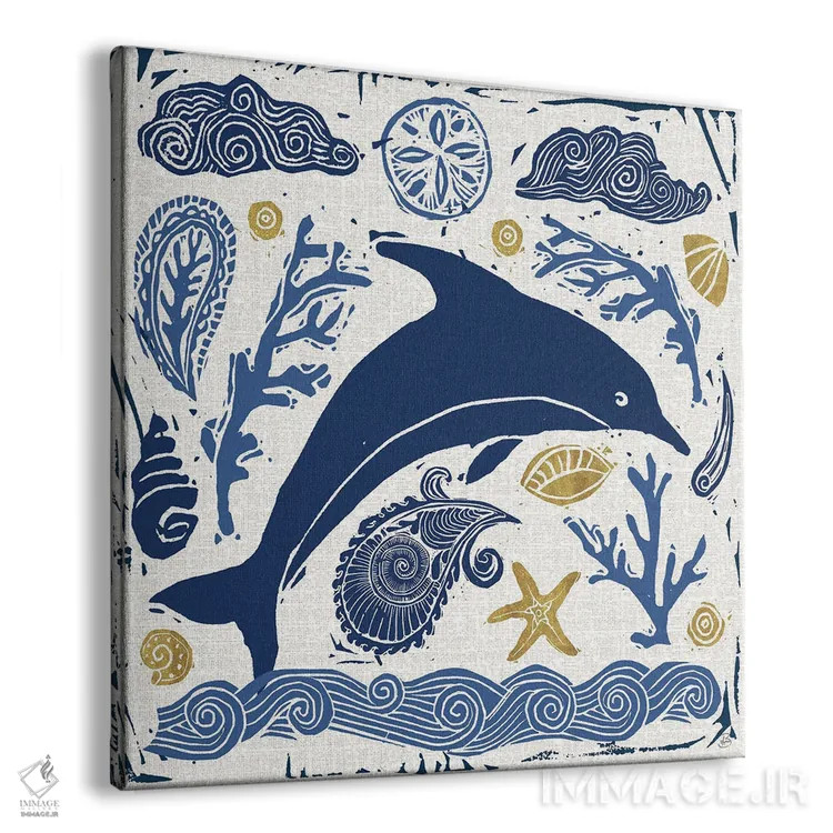 تابلو دریای ابتدایی ۸ اثر دافنه بریسونِه - نمای پرسپکتیو محصول