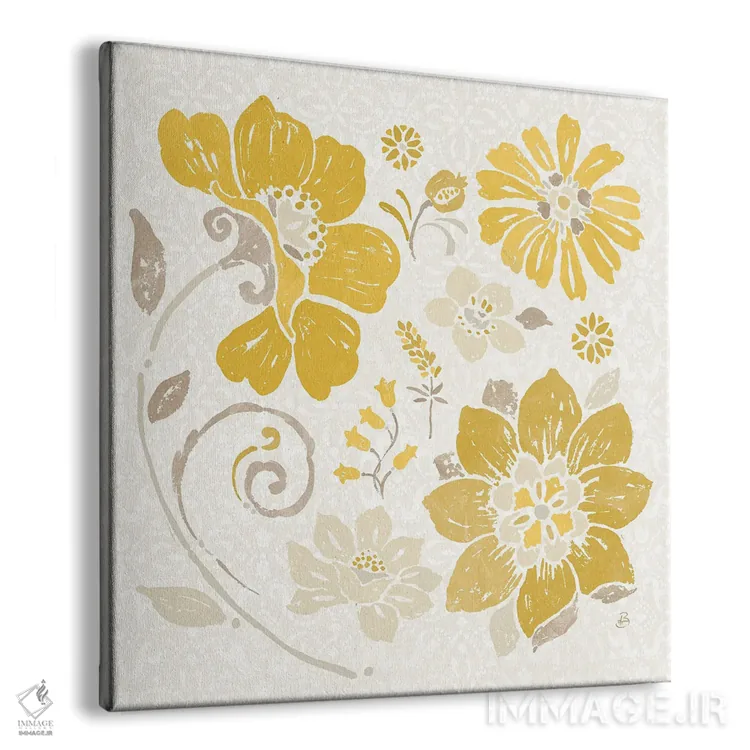 تابلو برداشتهای زرد اسپانیایی ۳ اثر دافنه بریسونِه - نمای پرسپکتیو محصول