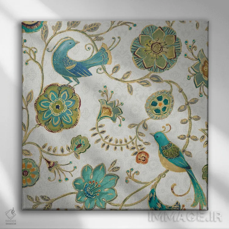 تابلو بالهای بوهمی ۴A اثر دافنه بریسونِه - نمای روبهرو روی دیوار