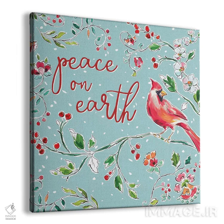 تابلو بالهای تعطیلات ۶ آبی اثر دافنه بریسونِه - نمای پرسپکتیو محصول