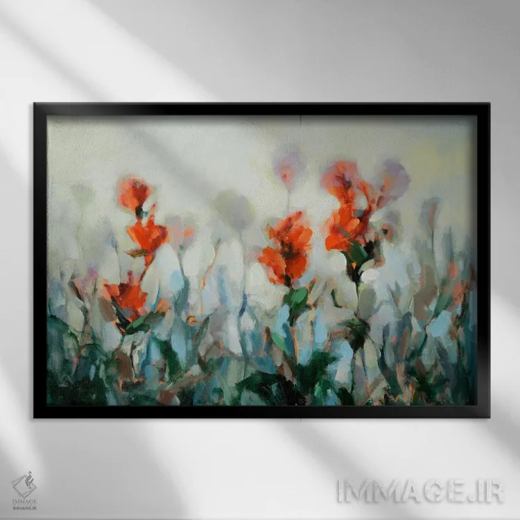 تابلو سرود مونِه ۳ - نمای قابدار مشکی