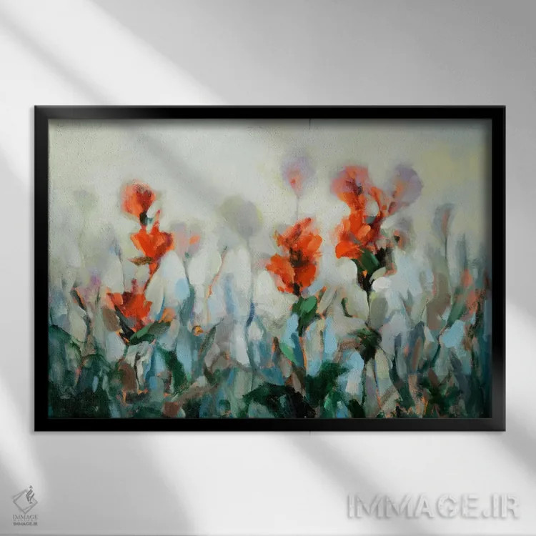 تابلو سرود مونِه ۳ - نمای قابدار مشکی