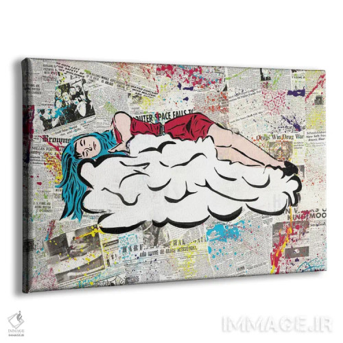 تابلو آرامش ذهن اثر دکوتا باور - نمای پرسپکتیو محصول