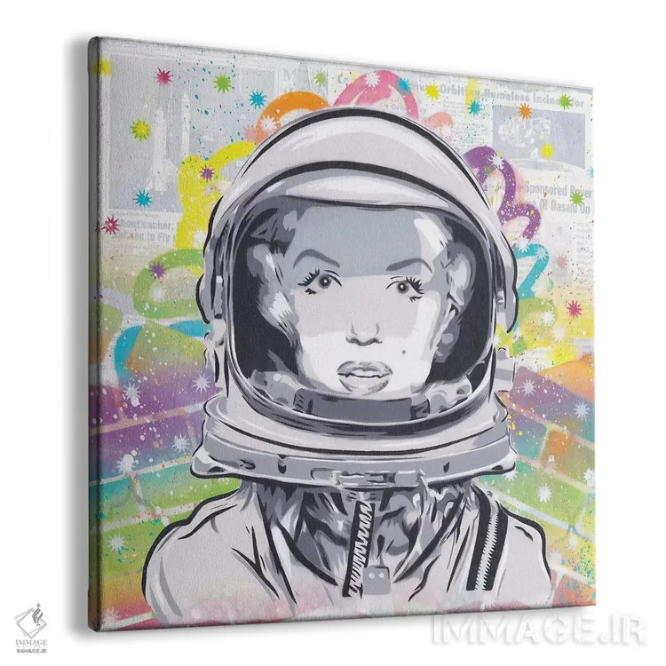 تابلو آسترو مونرو (نام خاص) اثر دکوتا باور - نمای پرسپکتیو محصول