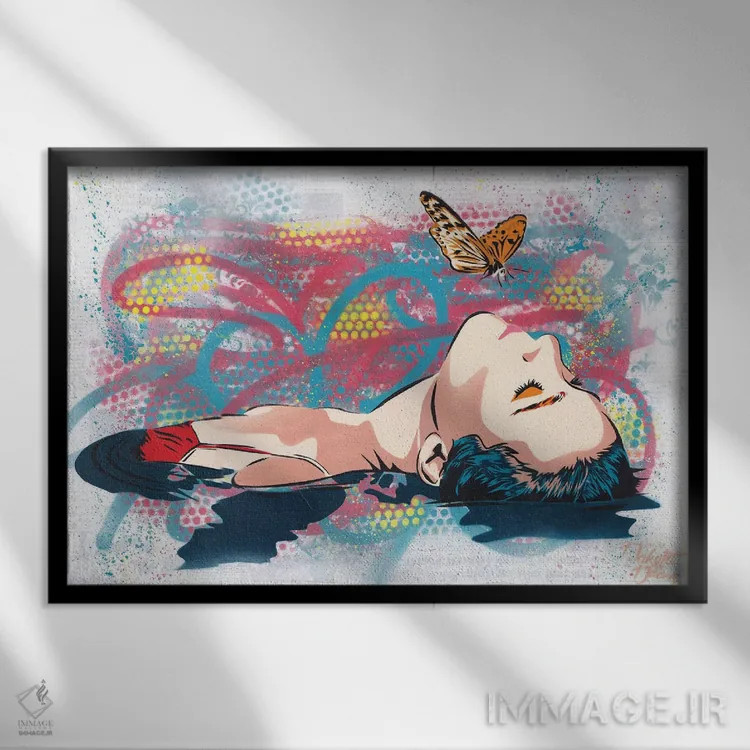 تابلو دوست صمیمی جدید اثر دکوتا باور - نمای قابدار مشکی