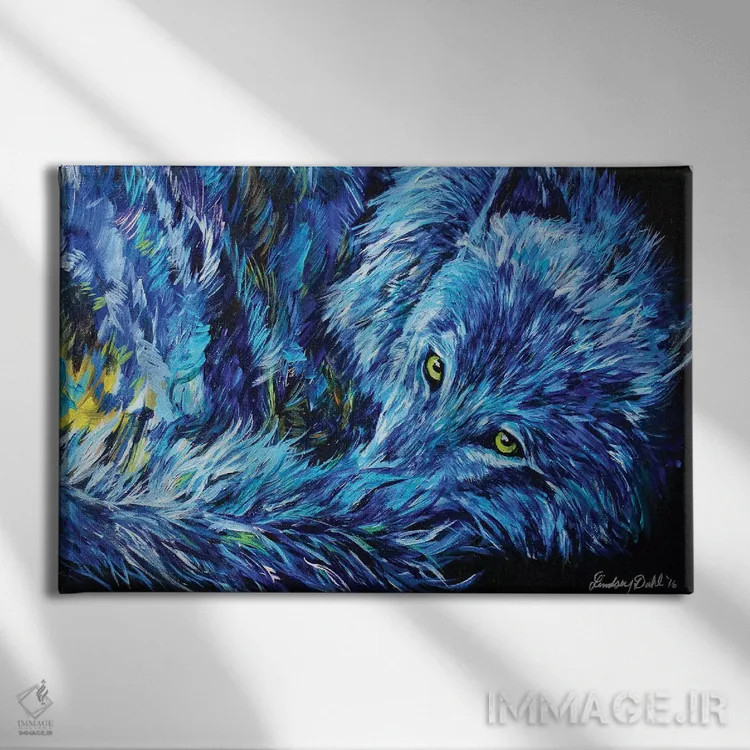 تابلو در حال تماشای تو اثر لیندزی دال - نمای روبهرو روی دیوار