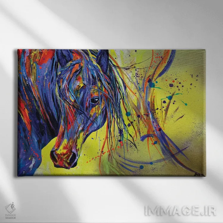 تابلو روح باد اثر لیندزی دال - نمای روبهرو روی دیوار