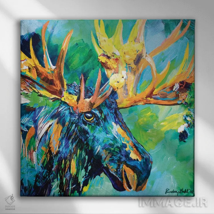 تابلو باب (نام خاص) اثر لیندزی دال - نمای روبهرو روی دیوار