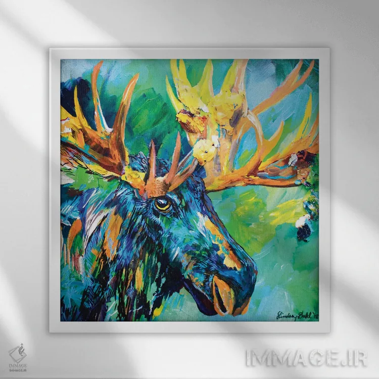 تابلو باب (نام خاص) اثر لیندزی دال - نمای قابدار سفید