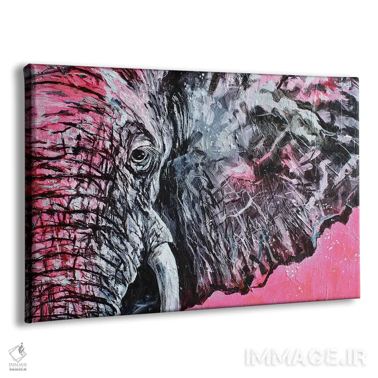 تابلو زیبا در میان صورتی اثر لیندزی دال - نمای پرسپکتیو محصول