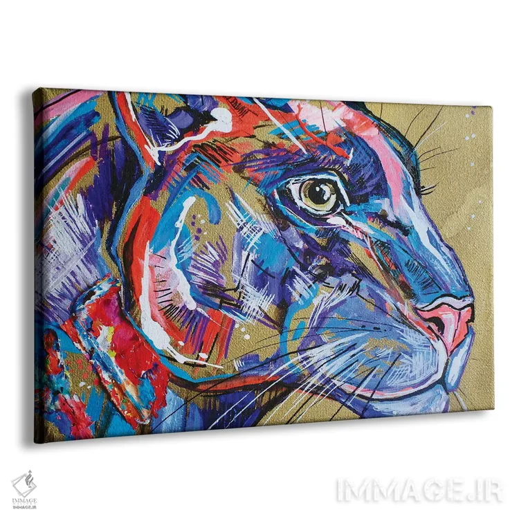 تابلو پوما اثر لیندزی دال - نمای پرسپکتیو محصول