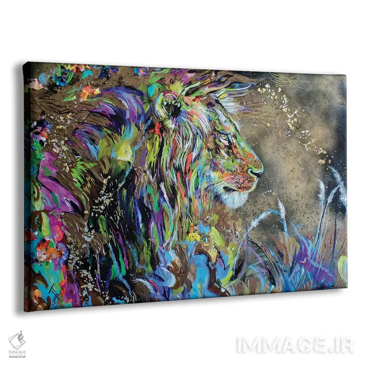 تابلو رامنشده اثر لیندزی دال - نمای پرسپکتیو محصول