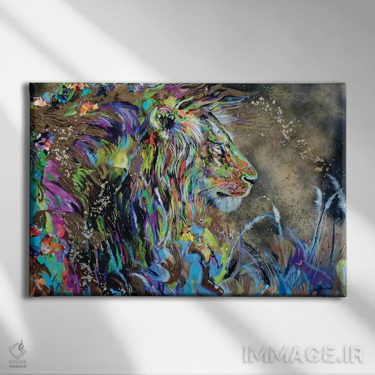 تابلو رامنشده اثر لیندزی دال - نمای روبهرو روی دیوار