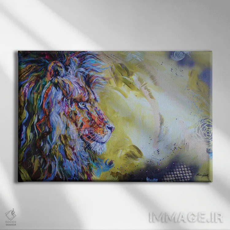 تابلو به سوی نور اثر لیندزی دال - نمای روبهرو روی دیوار
