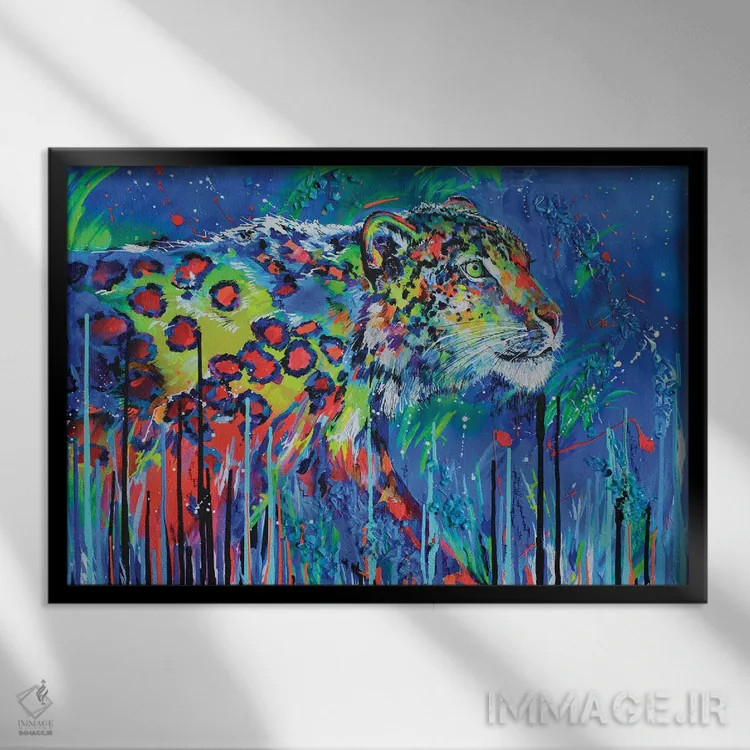 تابلو تعقیبکننده اثر لیندزی دال - نمای قابدار مشکی