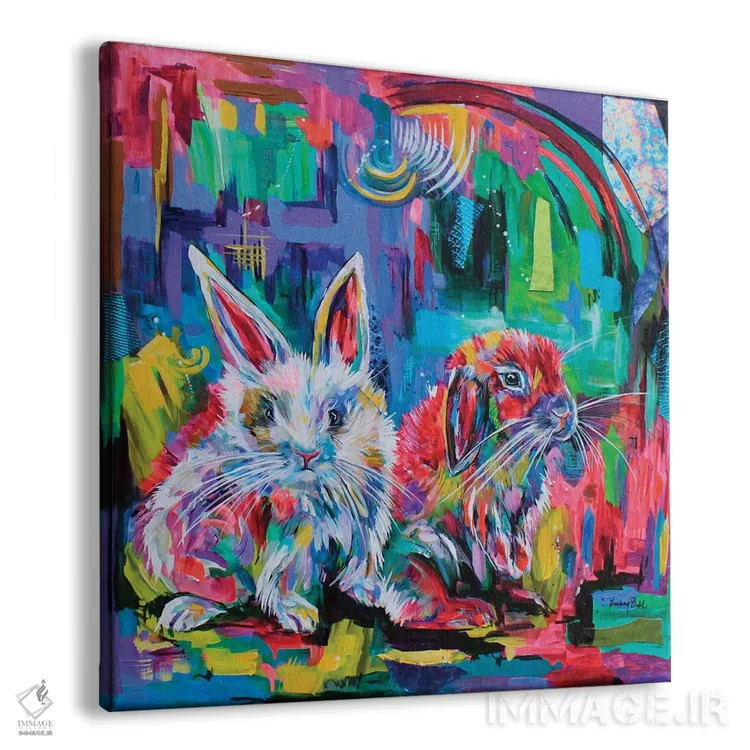 تابلو فوفو (نام خاص) اثر لیندزی دال - نمای پرسپکتیو محصول