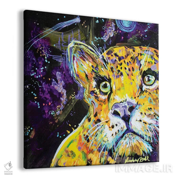 تابلو مطالعهٔ پلنگ اثر لیندزی دال - نمای پرسپکتیو محصول