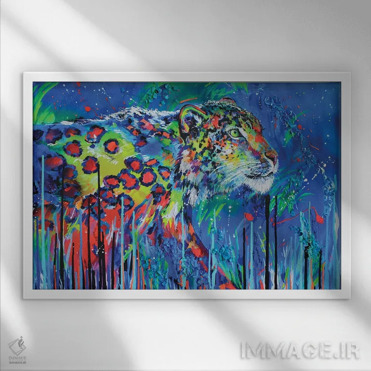 تابلو تعقیبکننده اثر لیندزی دال - نمای قابدار سفید