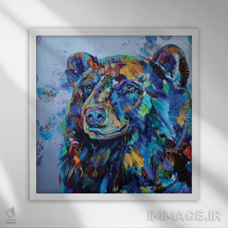 تابلو امیدوار اثر لیندزی دال - نمای قابدار سفید