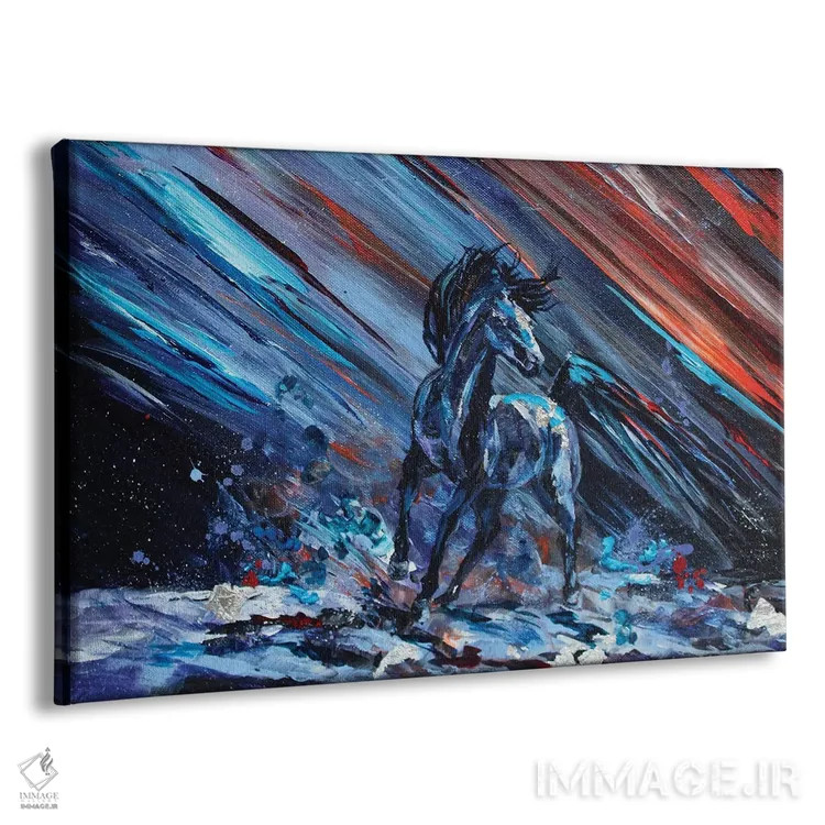 تابلو لبهٔ زحل (سیاره) اثر لیندزی دال - نمای پرسپکتیو محصول