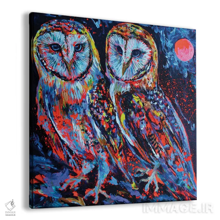 تابلو آتش درون اثر لیندزی دال - نمای پرسپکتیو محصول