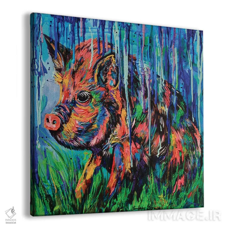 تابلو باران میبارد اثر لیندزی دال - نمای پرسپکتیو محصول