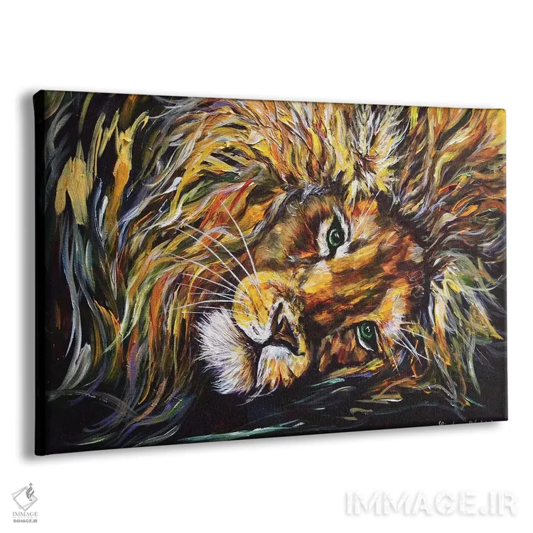 تابلو شیر مالیدن (کنایه از بیخیالی) اثر لیندزی دال - نمای پرسپکتیو محصول