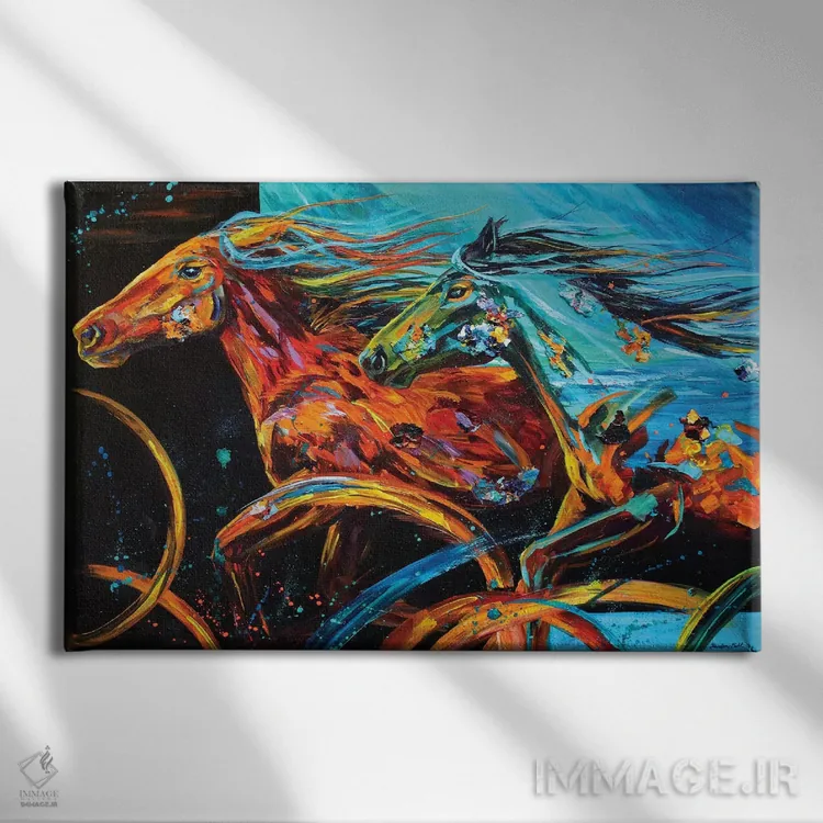 تابلو خارج از مسیر اثر لیندزی دال - نمای روبهرو روی دیوار