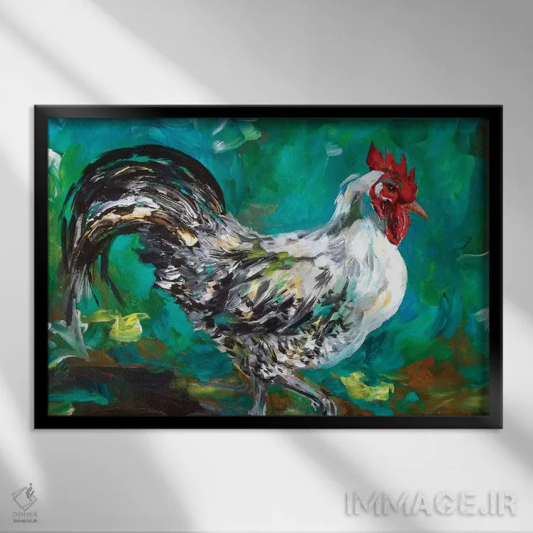 تابلو سیاه و سفید اثر لیندزی دال - نمای قابدار مشکی