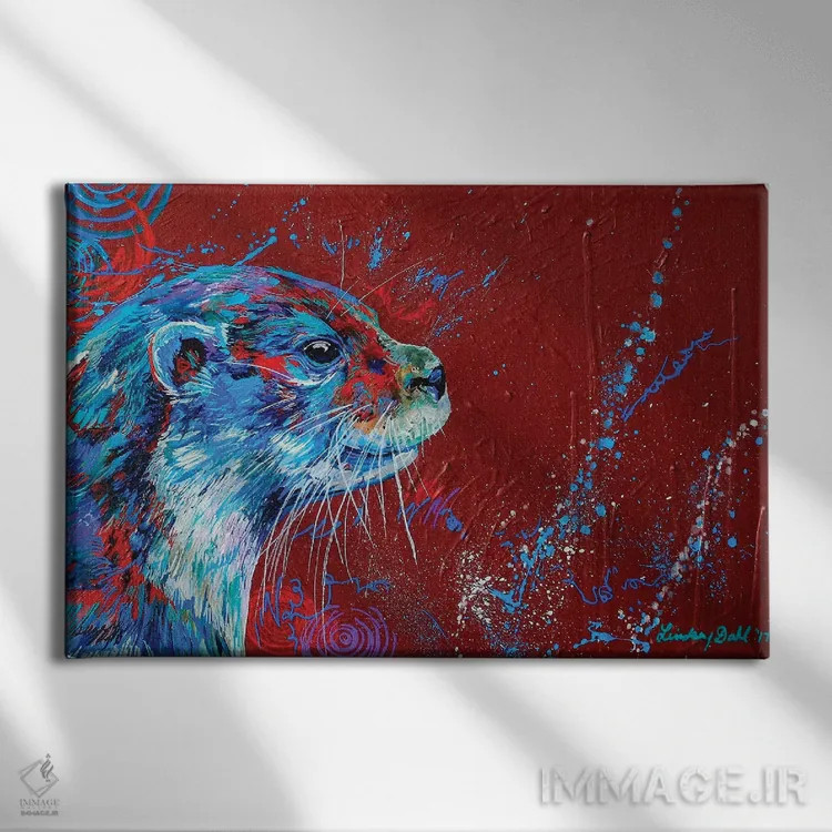 تابلو اُلی (نام خاص) اثر لیندزی دال - نمای روبهرو روی دیوار