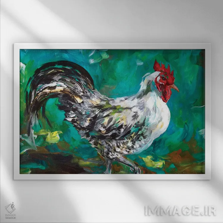 تابلو سیاه و سفید اثر لیندزی دال - نمای قابدار سفید