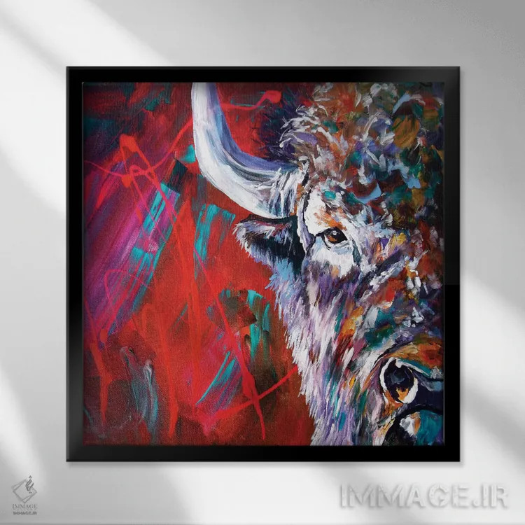 تابلو فقط نیمه گوش دادن اثر لیندزی دال - نمای قابدار مشکی