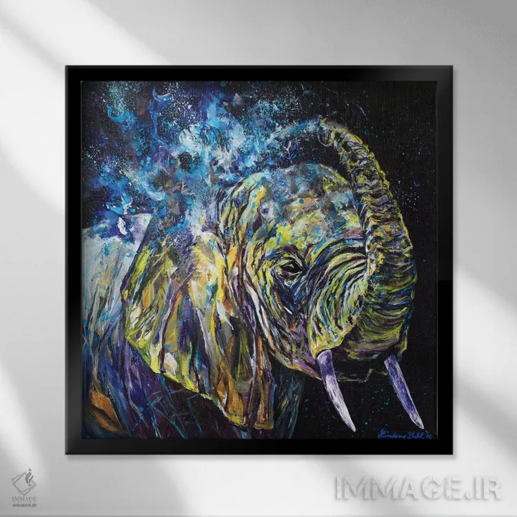 تابلو تازهکننده اثر لیندزی دال - نمای قابدار مشکی