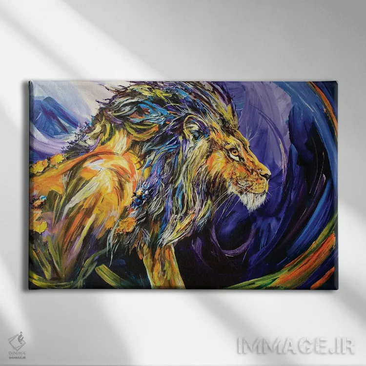 تابلو زخم اثر لیندزی دال - نمای روبهرو روی دیوار