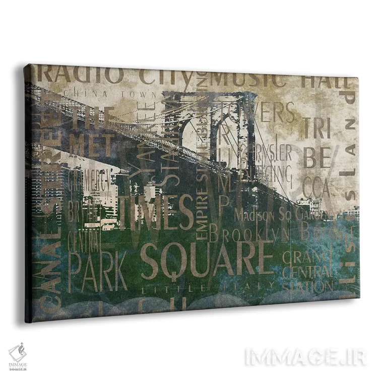 تابلو پل نیویورک (نوع I) اثر دن منیلی - نمای پرسپکتیو محصول
