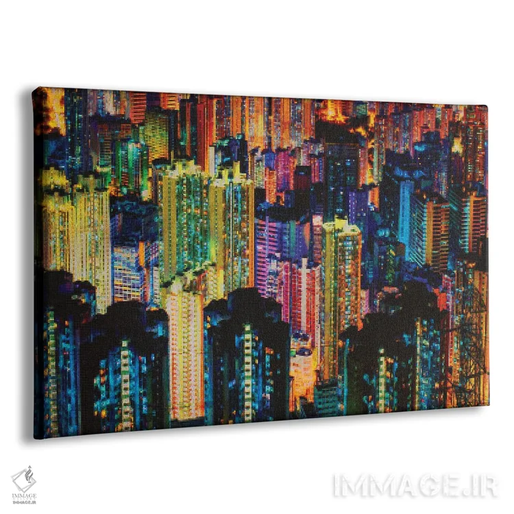 تابلو زندگی شبانه اثر دن منیلی - نمای پرسپکتیو محصول