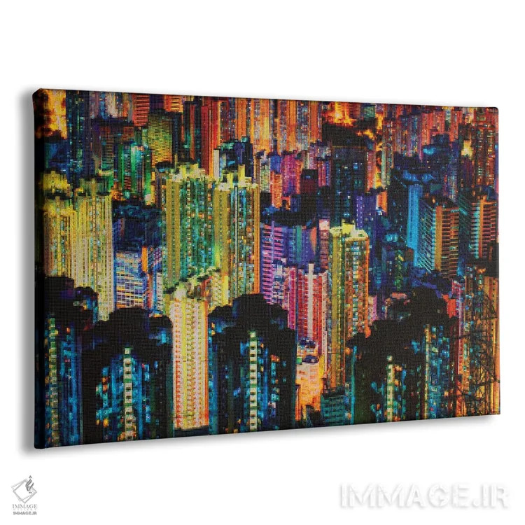 تابلو زندگی شبانه اثر دن منیلی - نمای پرسپکتیو محصول